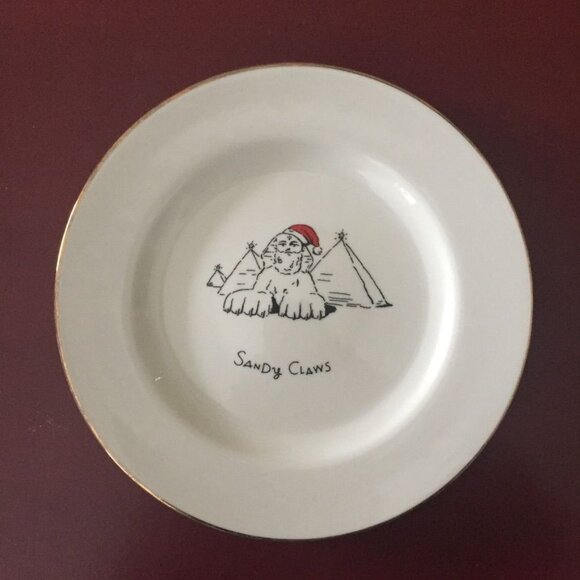 Merry Masterpieces Holiday Dinner Plates Dayton Hudson Complete Set of 8 Funny - Picture 5 of 8